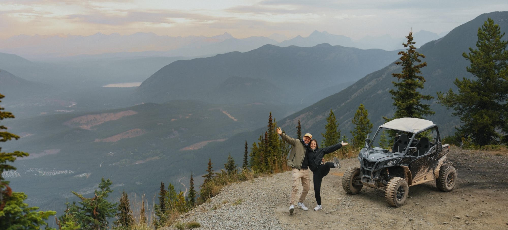 Eline und Franco auf dem Berg