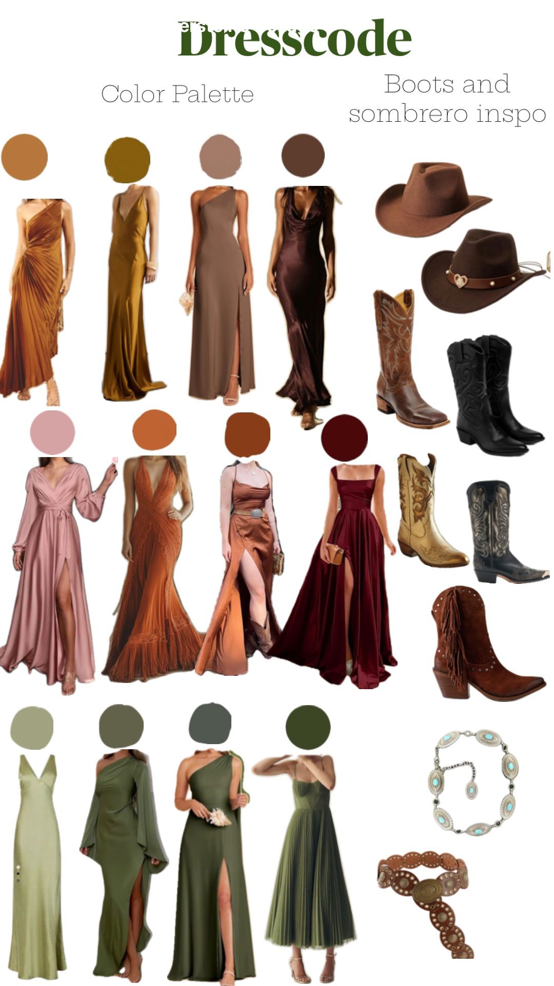 Dresscode Inspiration Damen - Farbpalette und Kleider